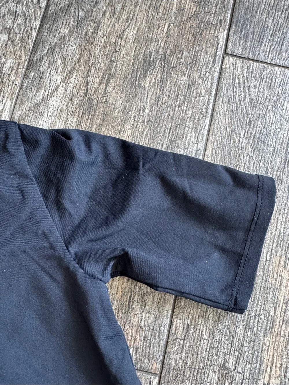 Girls Black Dance Leotard with Gold Front Zip
